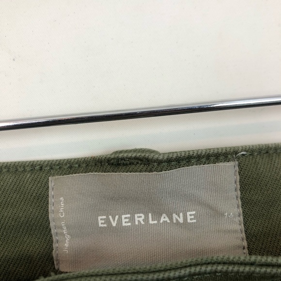 Everlane Green Straight Leg Crop Jeans 16 - Picture 4 of 8